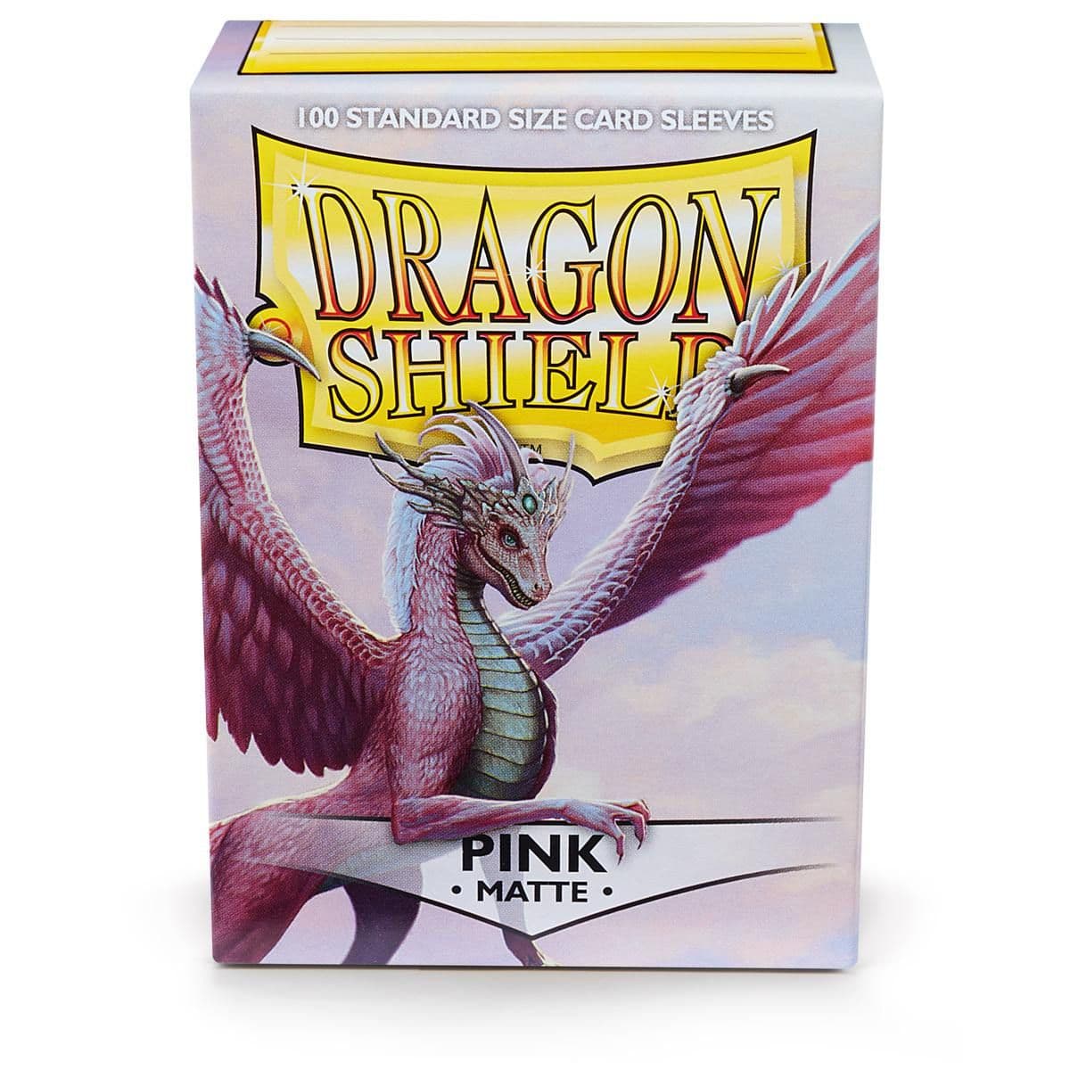 Dragon Shield | Standard Size Sleeves | 100ct | Pink (Matte)