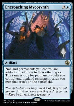 Encroaching Mycosynth (Promo Pack) [Phyrexia: All Will Be One Promos]