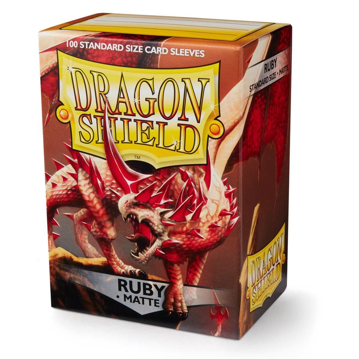 Dragon Shield | Standard Size Sleeves | 100ct | Ruby (Matte)