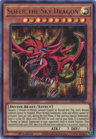 Slifer the Sky Dragon (Ultra Pharaoh's Rare) [KICO-EN063] Ultra Pharaoh's Rare