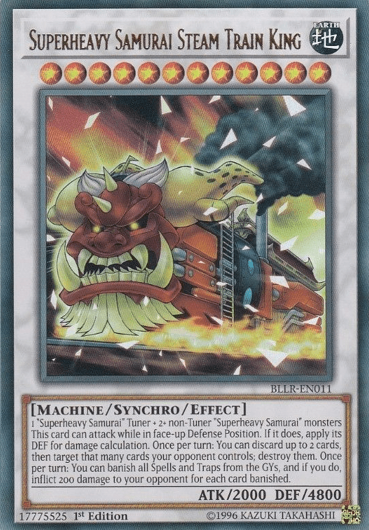 Superheavy Samurai Steam Train King [BLLR-EN011] Ultra Rare