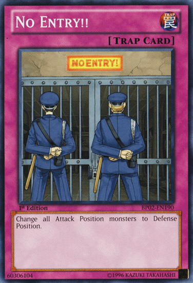 No Entry!! [BP02-EN190] Mosaic Rare