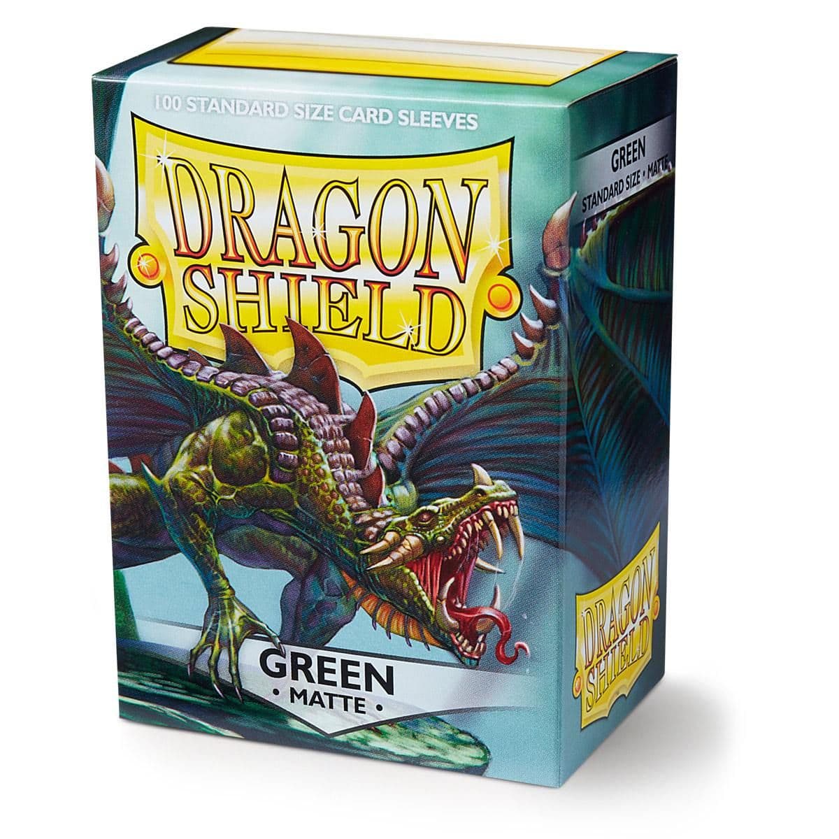 Dragon Shield | Standard Size Sleeves | 100ct | Green (Matte)