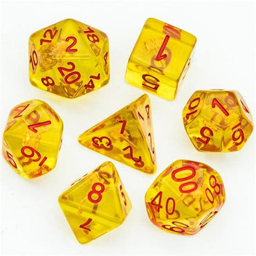 RPG Dice | "Barbarian's Axe" | Set of 7