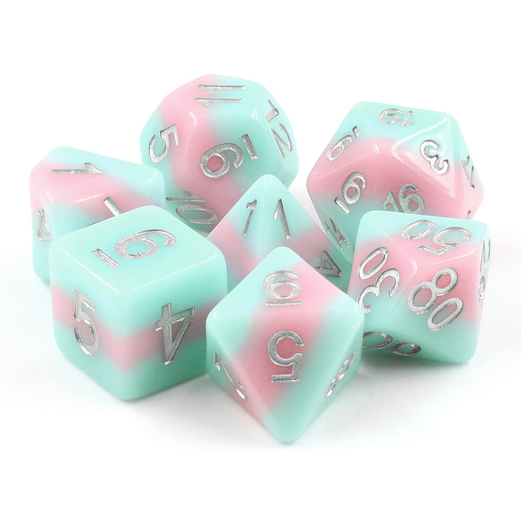 RPG Dice | "Phase Shift" | Set of 7