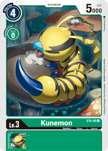 Kunemon [ST4-05] [Starter Deck: Giga Green]