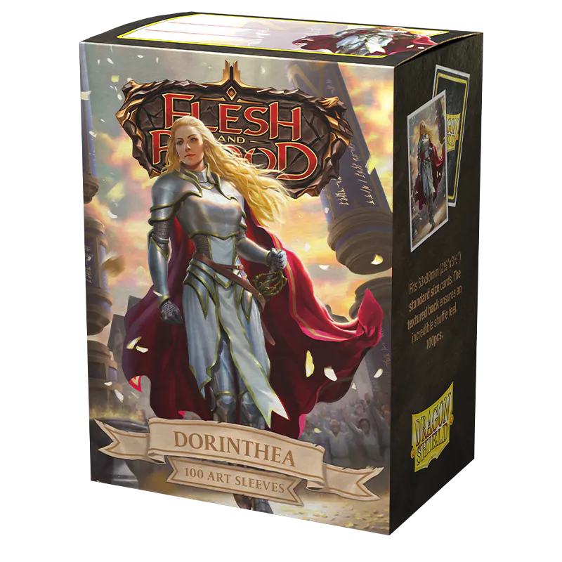 Dragon Shield | Standard Size Sleeves | 100ct | Dorinthea Ironsong (Flesh and Blood Matte)