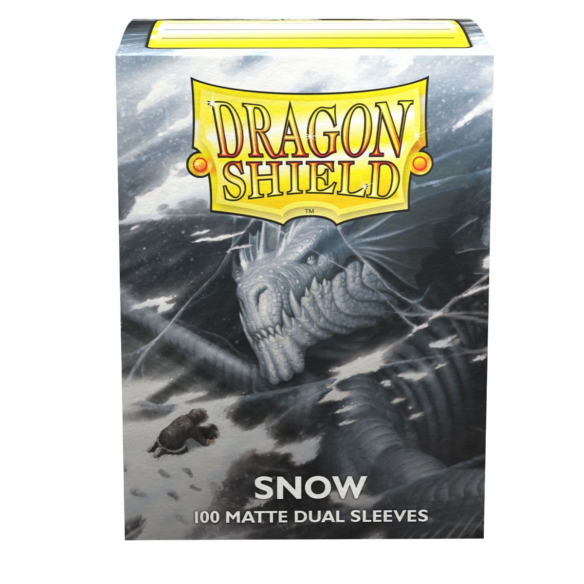 Dragon Shield | Standard Size Sleeves | 100ct | Snow (Dual Matte)