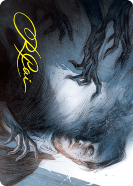 Dread Fugue Art Card (Gold-Stamped Signature) [Innistrad: Crimson Vow Art Series]
