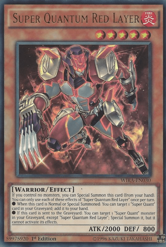 Super Quantum Red Layer [WIRA-EN030] Ultra Rare