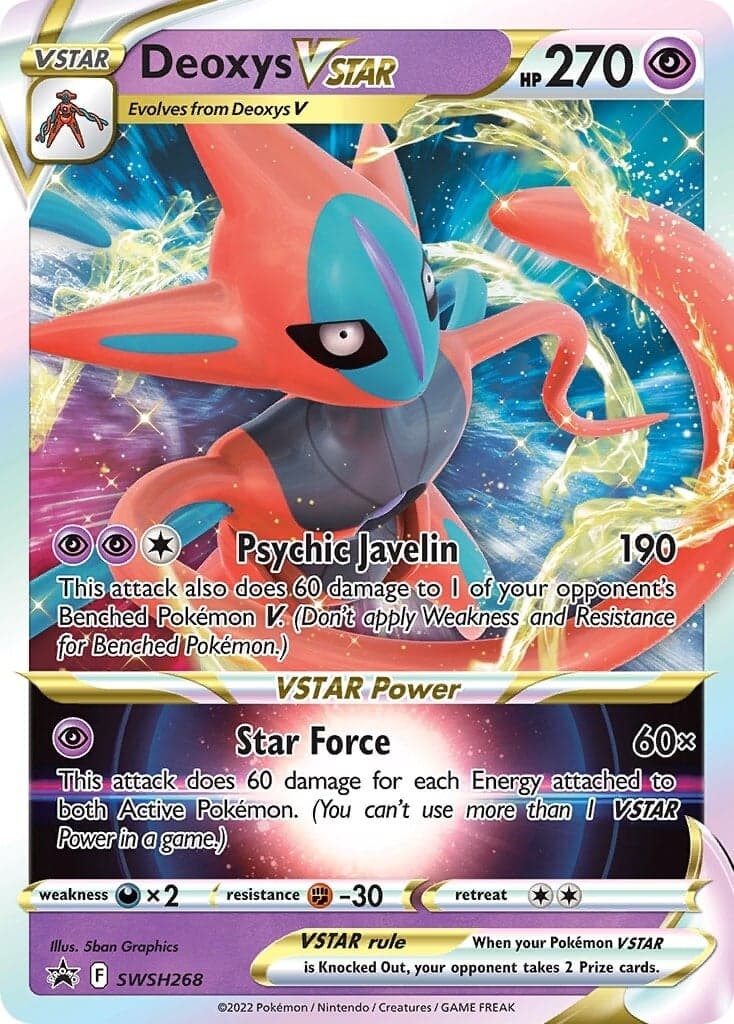 Deoxys VSTAR SWSH268 SWSH268- Jumbo Cards Holofoil