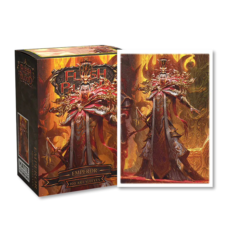 Dragon Shield | Standard Size Sleeves | 100ct | Emperor (Flesh and Blood Matte)