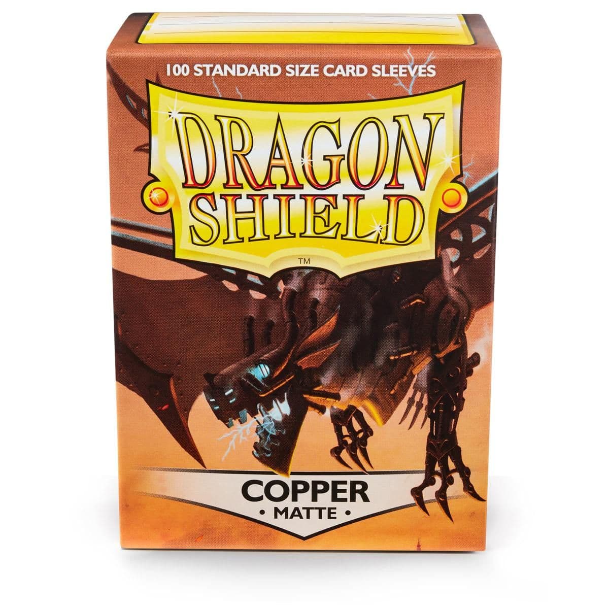 Dragon Shield | Standard Size Sleeves | 100ct | Copper (Matte)