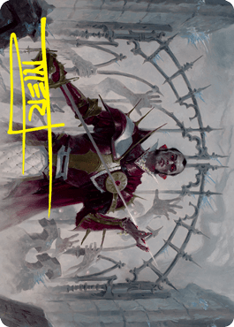 Cemetery Gatekeeper Art Card (Gold-Stamped Signature) [Innistrad: Crimson Vow Art Series]
