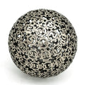 Metal Dice | d100 "Hollow Gear" Silver
