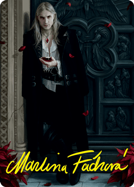 Sorin the Mirthless 1 Art Card (Gold-Stamped Signature) [Innistrad: Crimson Vow Art Series]