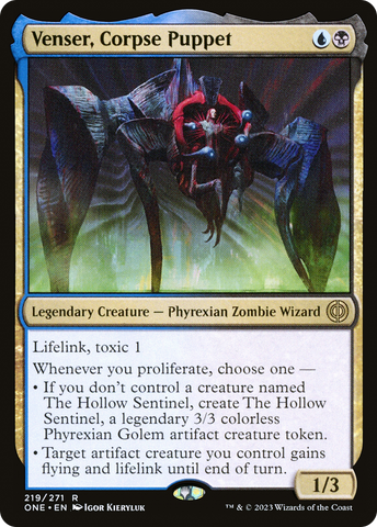 Venser, Corpse Puppet [Phyrexia: All Will Be One]