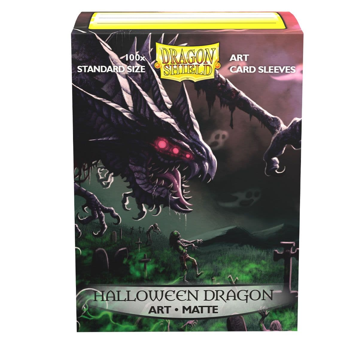 Dragon Shield | Standard Size Sleeves | 100ct | Halloween Dragon: 2020 (Art Matte)