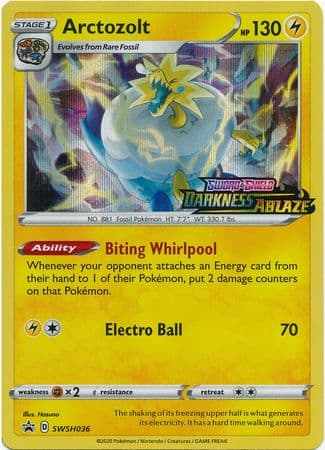 Arctozolt - SWSH036 (Prerelease)  - Holofoil SWSH Sword & Shield Promo Cards - Promo