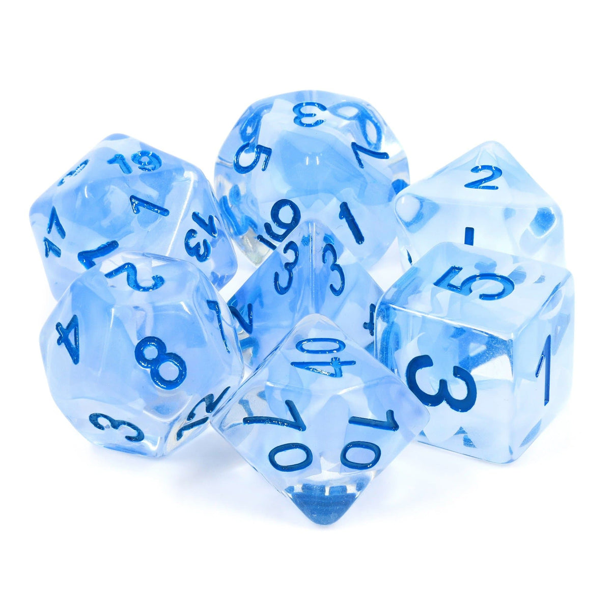 RPG Dice | "Sea Mist" | Set of 7