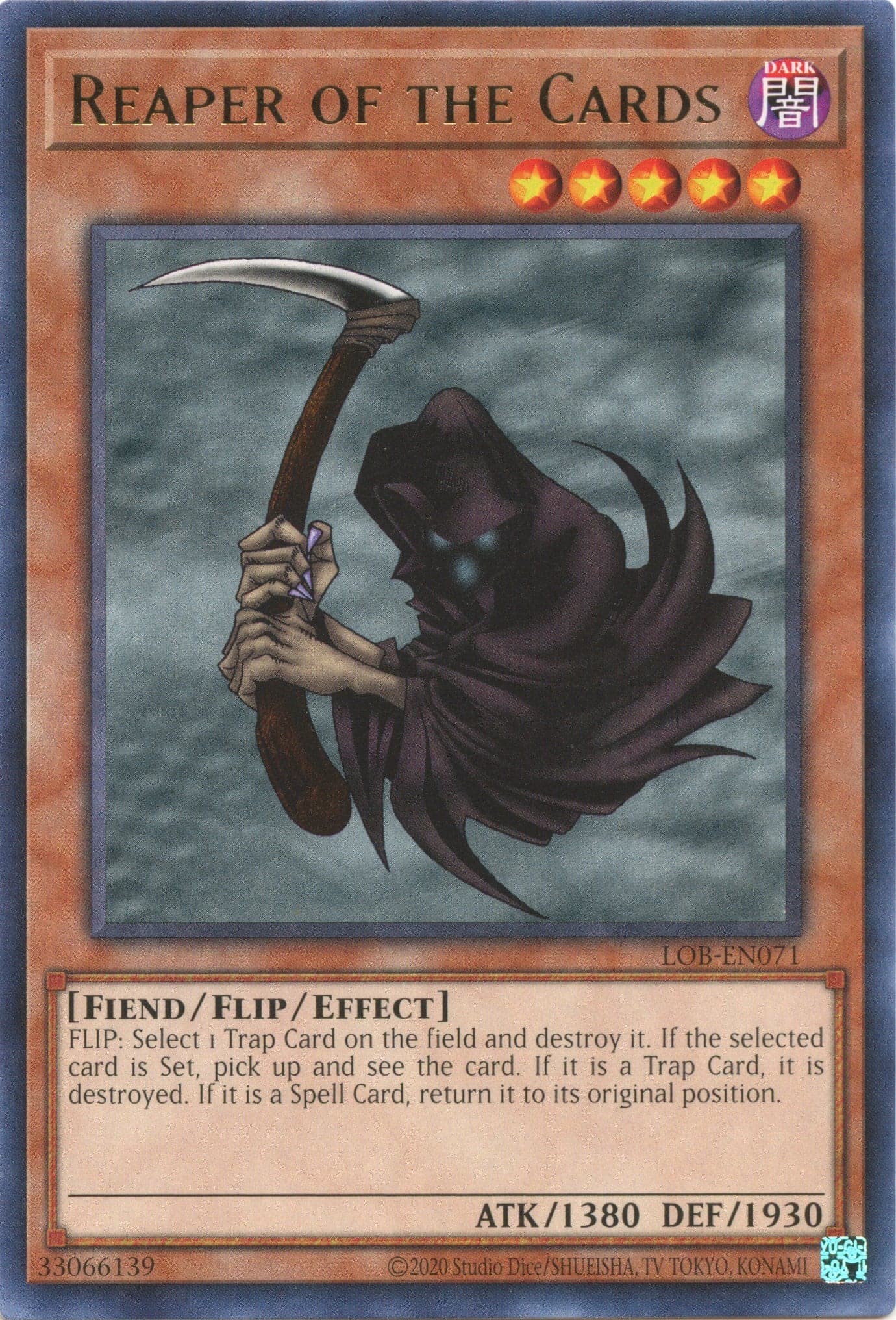 Reaper of the Cards (25th Anniversary) [LOB-EN071] Rare – Goblin Games NZ