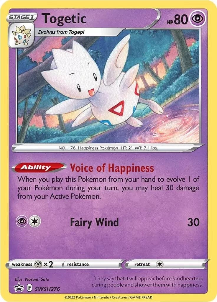 Togetic SWSH276/307 - SWSH Sword & Shield Promo Cards Holofoil