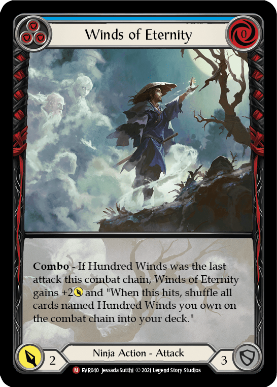 Winds of Eternity [EVR040] (Everfest)  1st Edition Extended Art Rainbow Foil