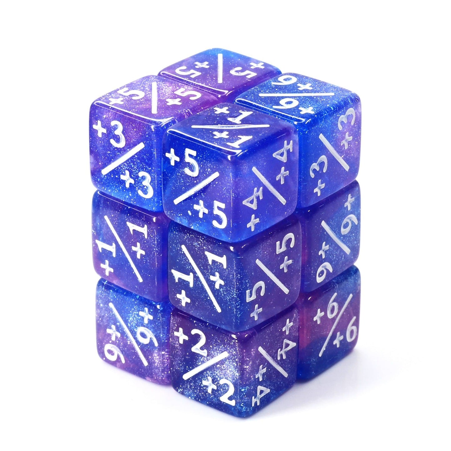 Single Dice | "Blue Galaxy" | +1/+1 Counter  d6