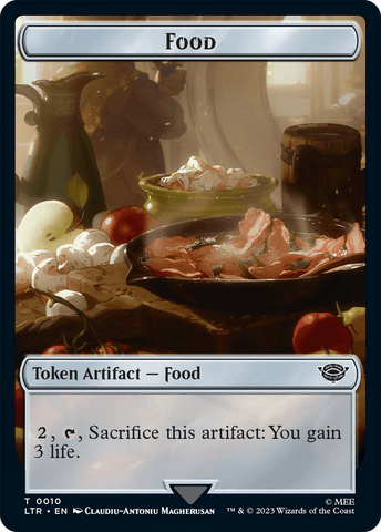 Bird // Food Token [The Lord of the Rings: Tales of Middle-Earth Commander Tokens]