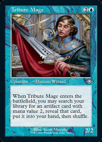 Tribute Mage (Retro Foil Etched) [Modern Horizons 2]