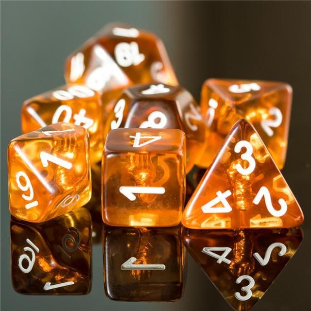 RPG Dice | "Monk's Fist" | Set of 7