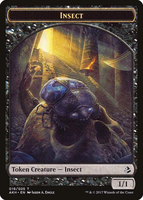 Labyrinth Guardian // Insect Double-Sided Token [Amonkhet Tokens]