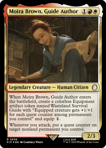 Moira Brown, Guide Author (Surge Foil) [Fallout]