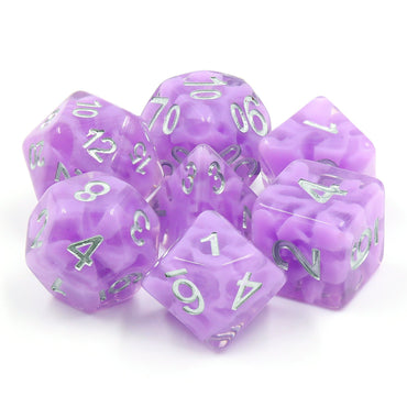 RPG Dice | "Purple Haze" | Set of 7