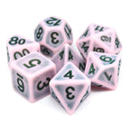 Polyhedral Dice Set | Acrylic | "Synthwave Pavement" | Set of 7 (D0139)