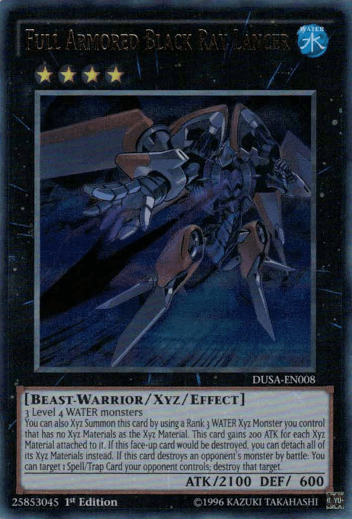 Full Armored Black Ray Lancer [DUSA-EN008] Ultra Rare