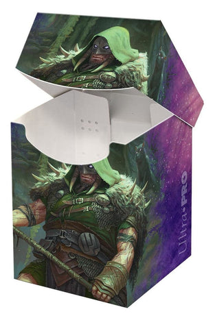 Ultra PRO: Deck Box - PRO 100+ (Throne of Eldraine - Garruk, Cursed Huntsman)