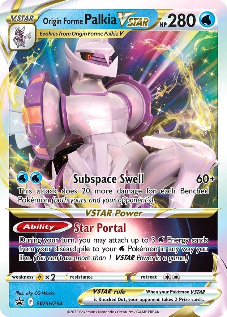Origin Forme Palkia VSTAR SWSH254 SWSH254- Jumbo Cards Holofoil