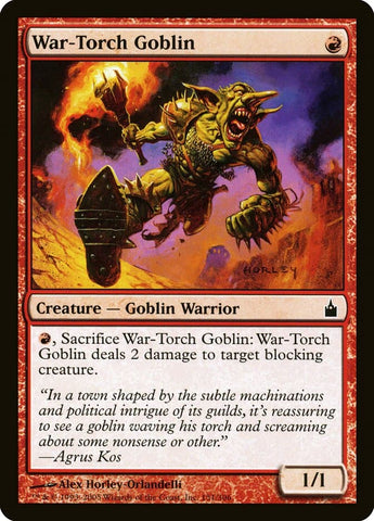 War-Torch Goblin [Ravnica: City of Guilds]