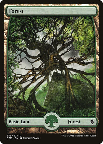 Forest (273) (Full Art) [Battle for Zendikar]