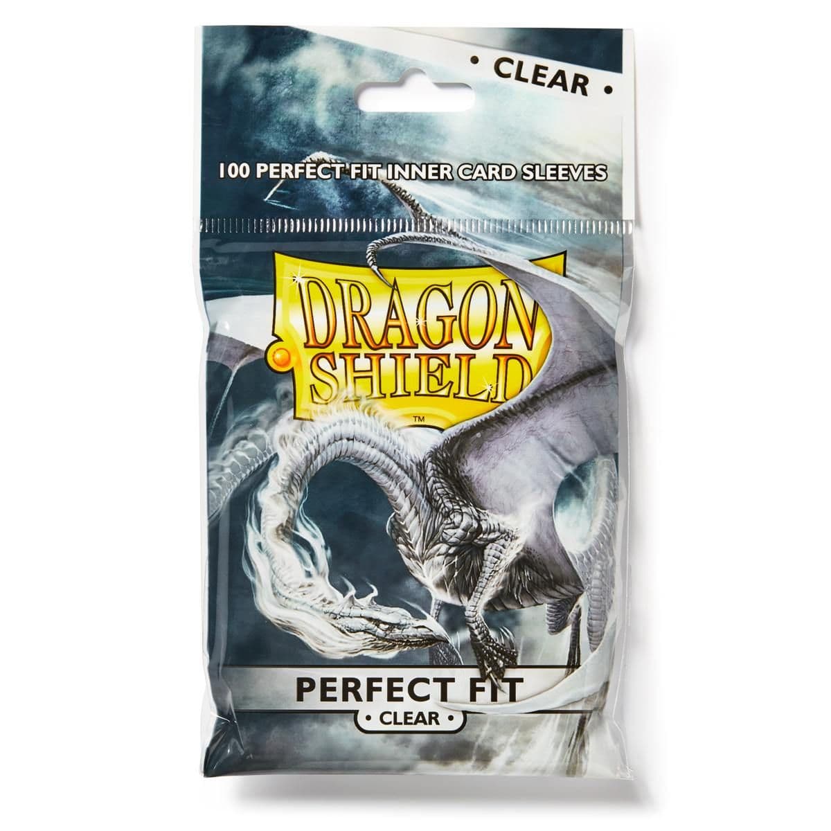 Dragon Shield | Standard Size Inner Sleeves | 100ct | Clear (Perfect Fit)