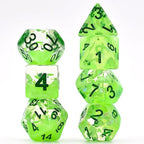 RPG Dice | "Spring Leaves" | Set of 7