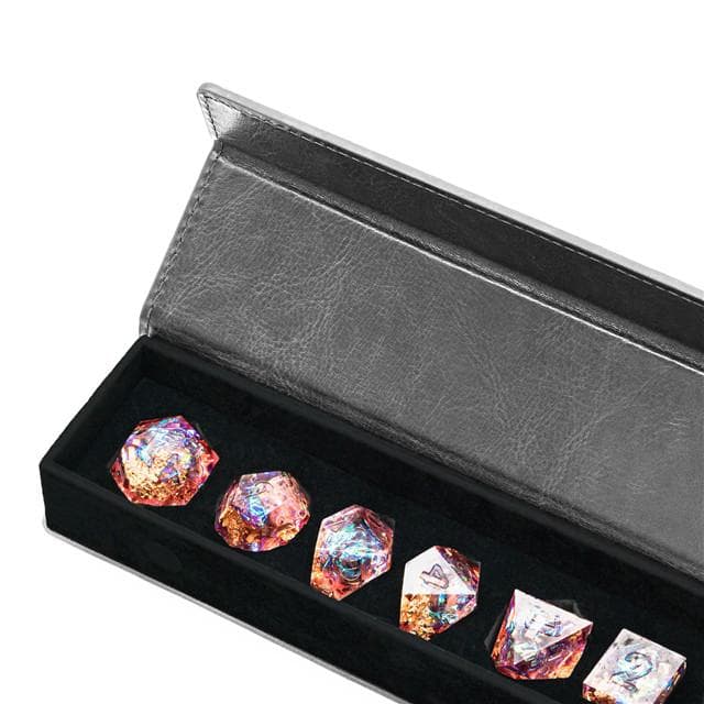 Dice Box | Leather Wand-Style | Black