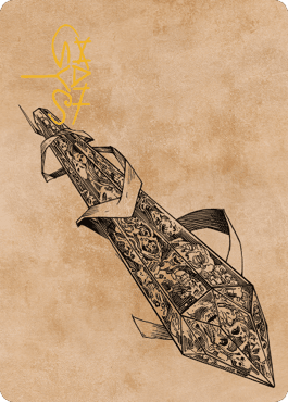 Stonespeaker Crystal Art Card (Gold-Stamped Signature) [Commander Legends: Battle for Baldur's Gate Art Series]