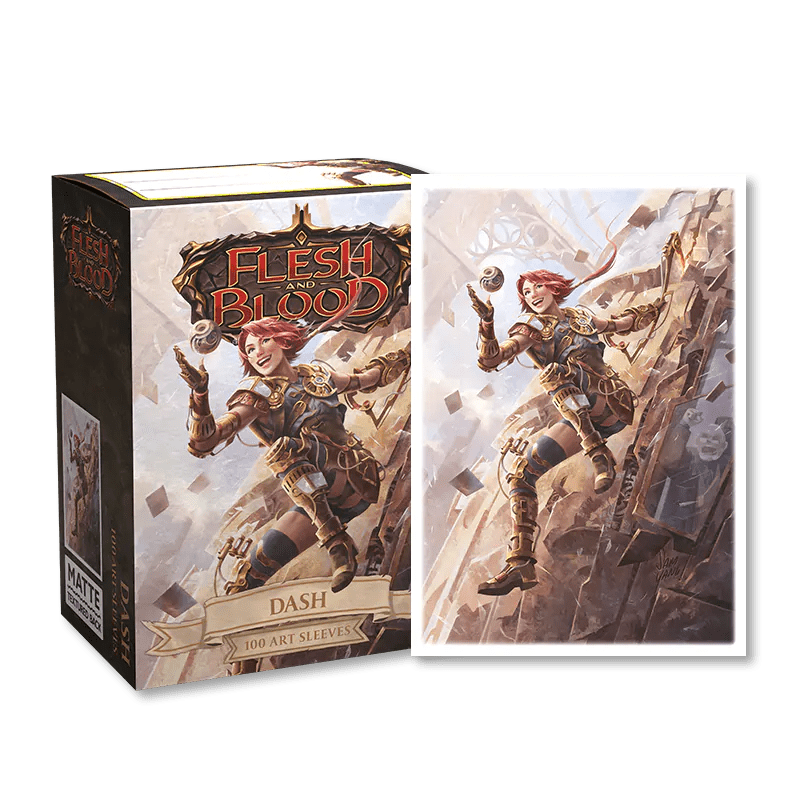 Dragon Shield | Standard Size Sleeves | 100ct | Dash, Inventor Extraordinaire (Flesh and Blood Matte)