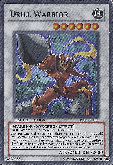Drill Warrior [DREV-ENSE1] Super Rare