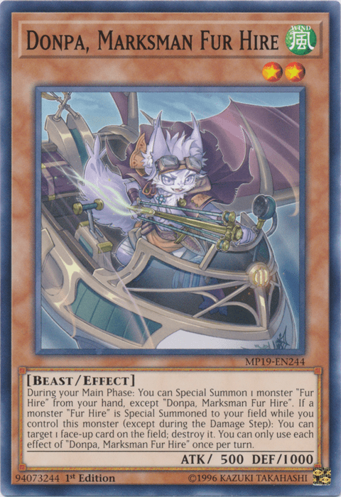Donpa, Marksman Fur Hire [MP19-EN244] Common