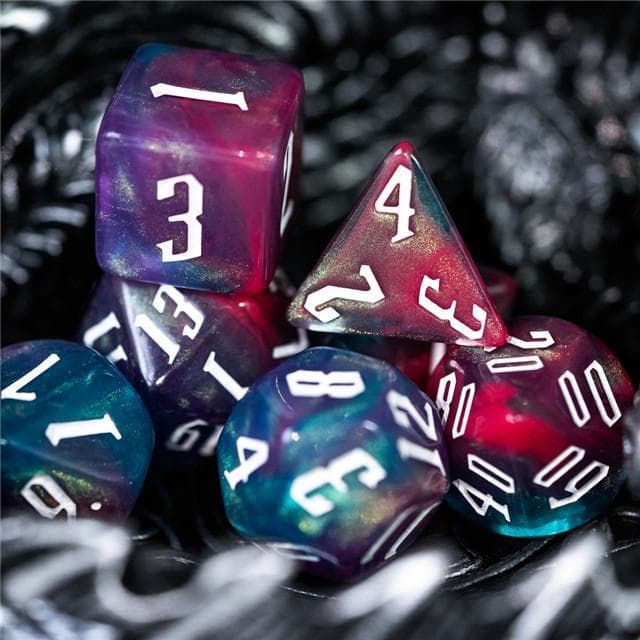 RPG Dice | "Tempest Tossed" | Set of 7