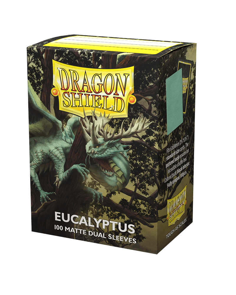 Dragon Shield | Standard Size Sleeves | 100ct | Eucalyptus (Dual Matte)