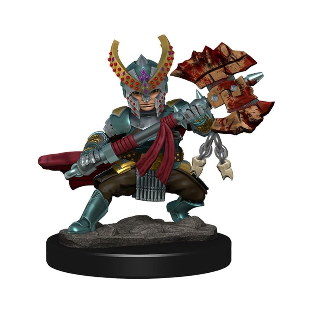 D&D Premium Painted Figures | Halfling Fighter Female